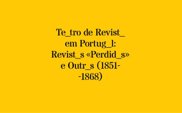 exposição teatro de revista em portugal