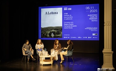 Foto do Estreia do documentario A Leitora