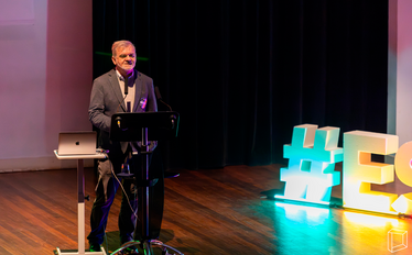 Presidente do Politécnico de Lisboa, António Belo, presente na abertura da conferência internacional “A (In)sustentabilidade dos Média”
