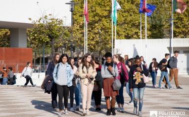 Estudantes na ESTeSL