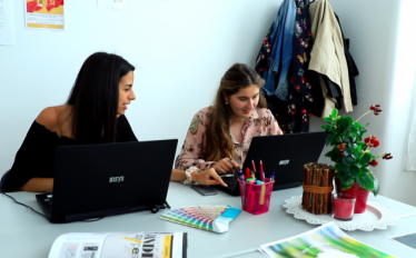 Estudantes no ensino à distância do IPL