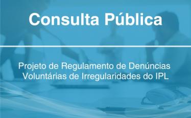 Projeto de Regulamento de Denúncias Voluntárias de Irregularidades