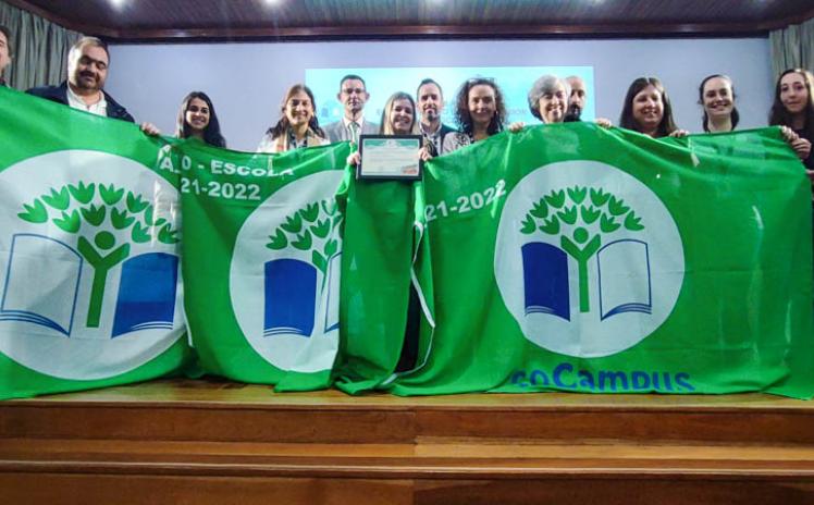 atribuição de galardões eco escolas e eco campus