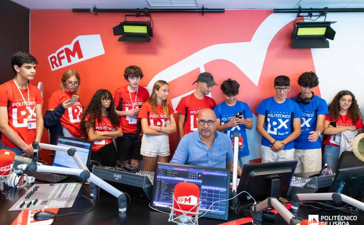 Participantes da Academia Politécnico Lx na Rádio Renascença