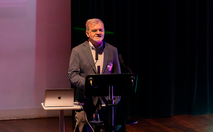 Presidente do Politécnico de Lisboa, António Belo, presente na abertura da conferência internacional “A (In)sustentabilidade dos Média”