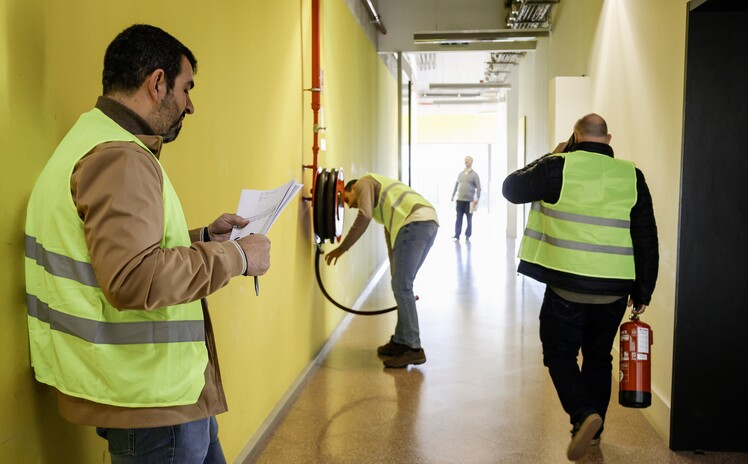 Simulacros no Politécnico de Lisboa
